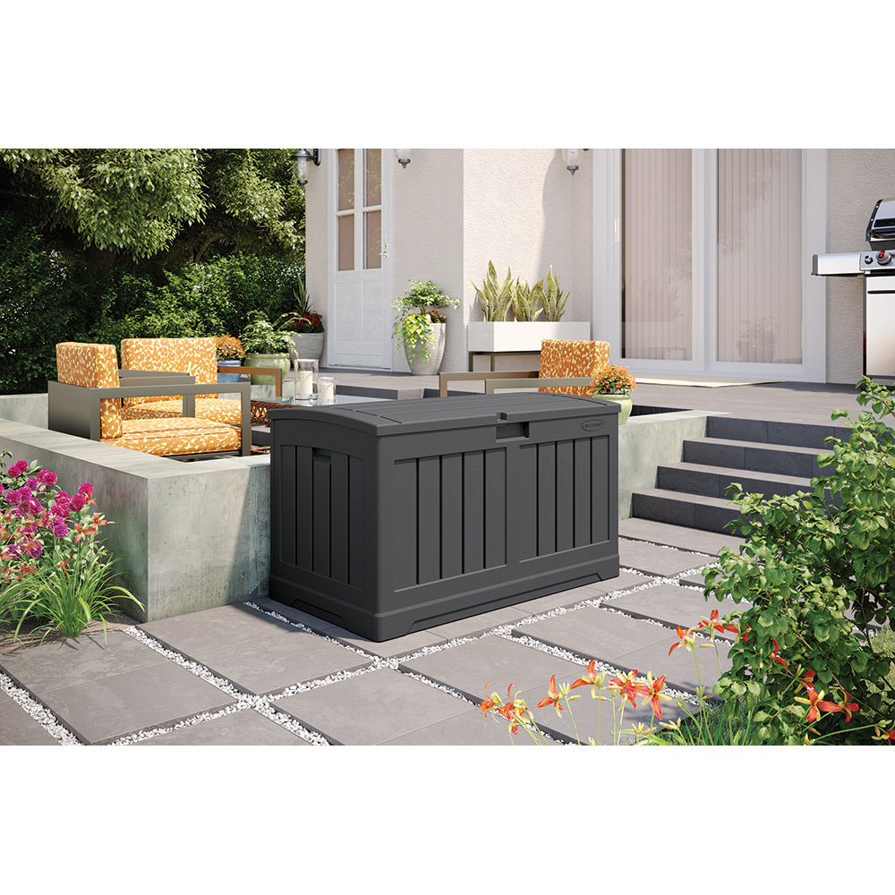 Suncast Gallon Water Resistant Deck Box Reviews Wayfair